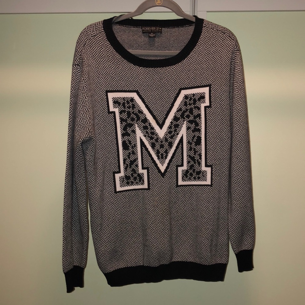 Plus size crew neck sweater